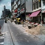 119013 Gezicht op de fietsstrook langs de Potterstraat te Utrecht